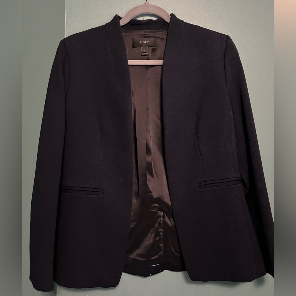 J.Crew Tailored Navy Blazer